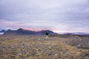 Camping Near Jokulsarlon