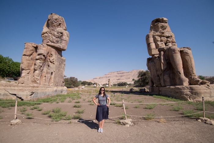 colossi of memnon, luxor, egypt