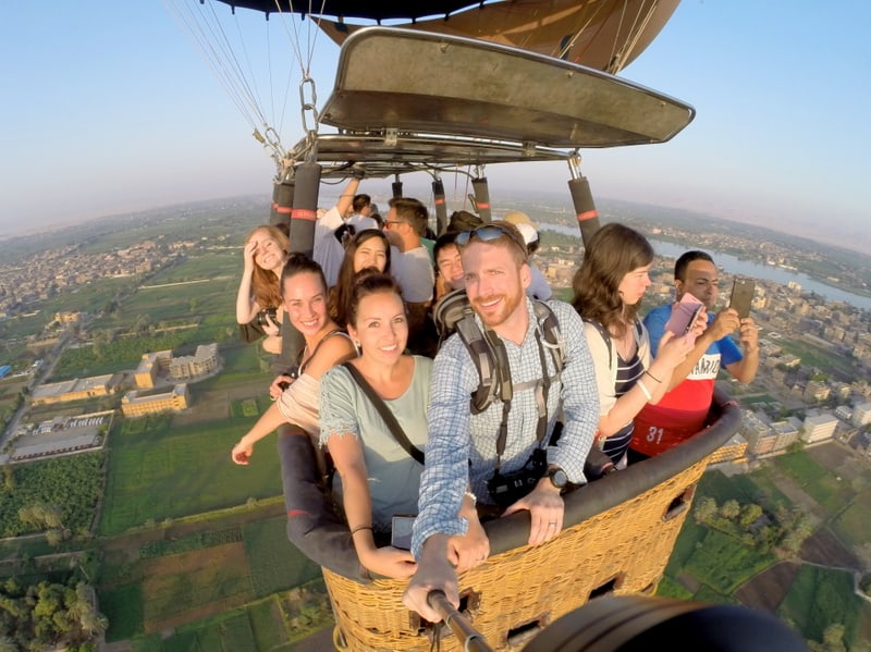 hot air balloon luxor egypt, 7-day egypt itinerary