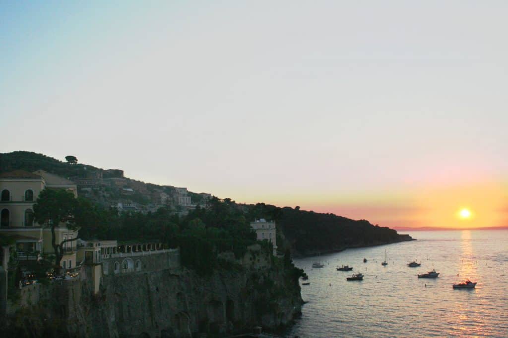Sorrento, Sunset, Italy