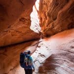 slot canyon kanab baby hike