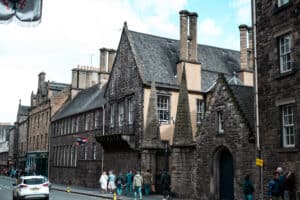 the royal mile in edinburgh scotland